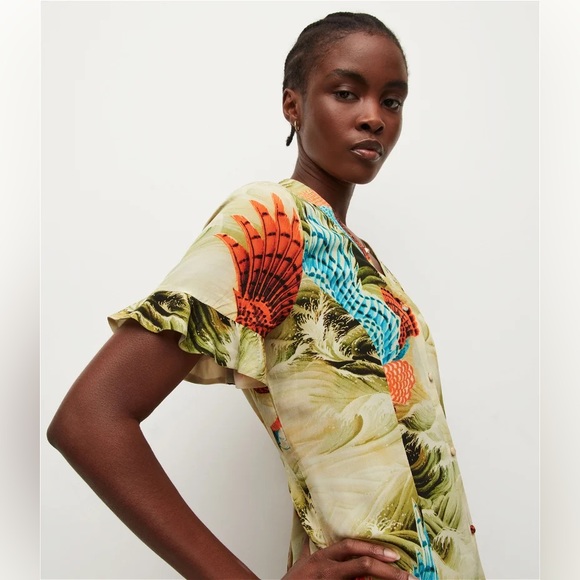 AllSaints Faye Swoop Mini Dress - Picture 3 of 9